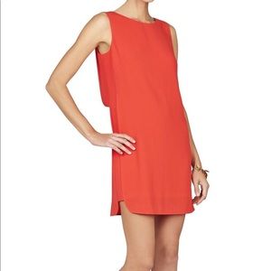 BCBG MaxAzira Poppy Red cowl back Ellie dress
